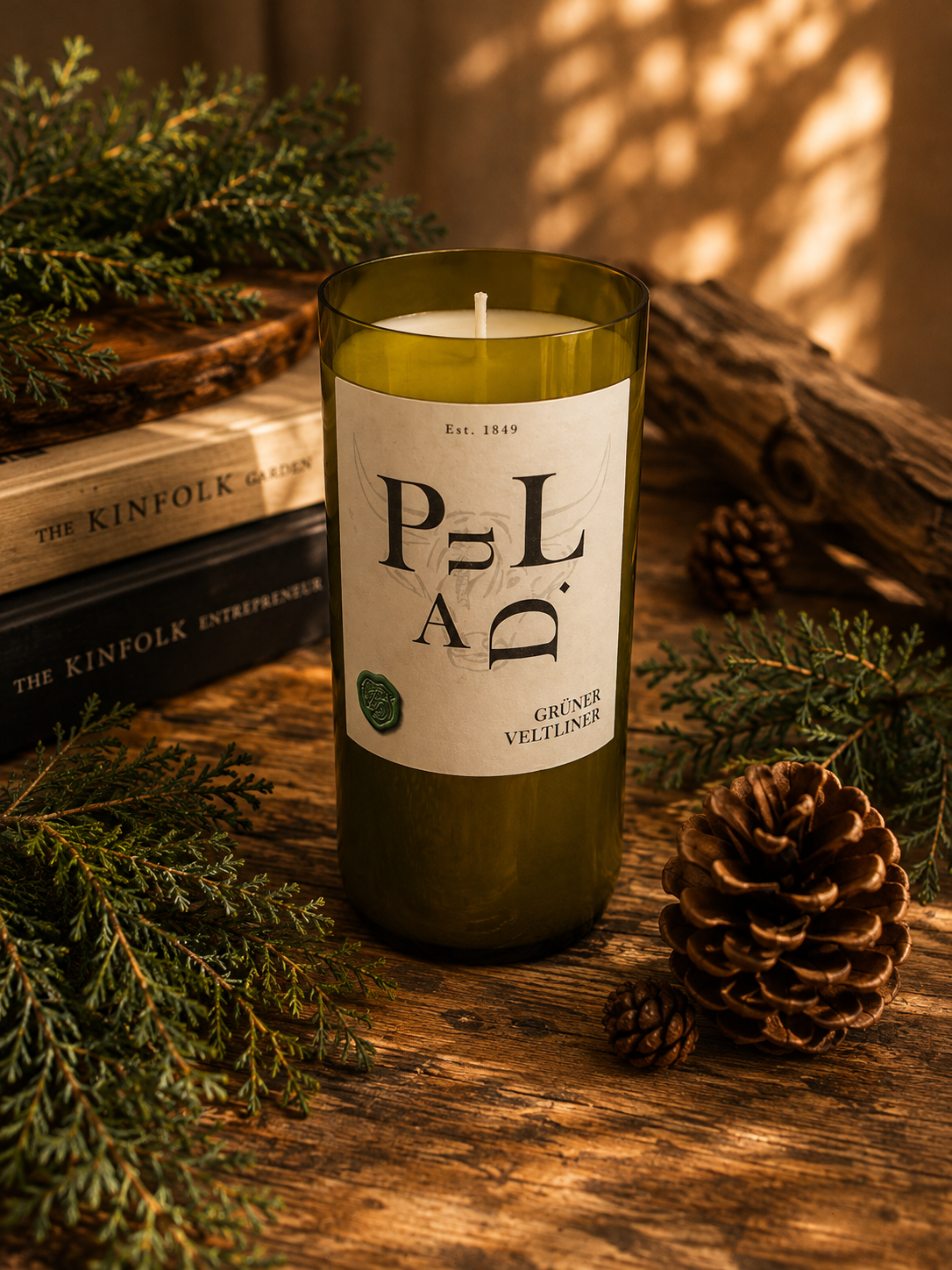 Teakwood | 7-8 Inch Candle
