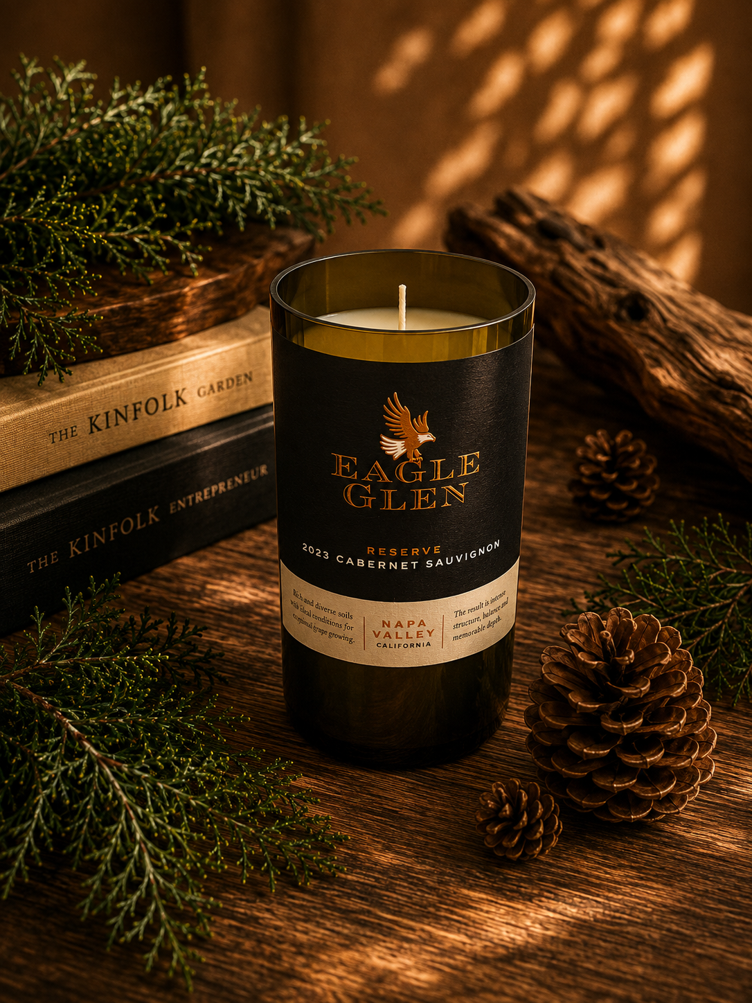 Teakwood | 7-8 Inch Candle
